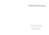 book Teaching Tenses: Ideas for Presenting and Practising Tenses in English