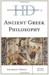 book Historical Dictionary of Ancient Greek Philosophy