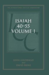 book A Critical and Exegetical Commentary on Isaiah 40-55