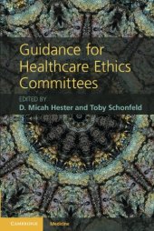 book Guidance for Healthcare Ethics Committees