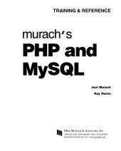 book Murach’s PHP and MySQL