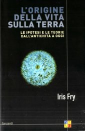 book L'origine della vita sulla terra