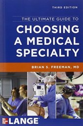 book The Ultimate Guide to Choosing a Medical Specialty, Third Edition