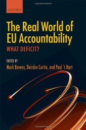 book The Real World of EU Accountability: What Deficit?