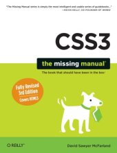 book CSS3 The Missing Manual