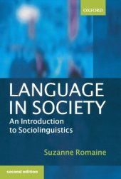 book Language in Society: An Introduction to Sociolinguistics