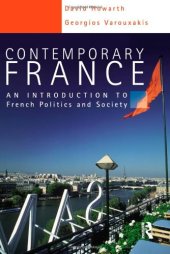 book Contemporary France: An Introduction to French Politics and Society