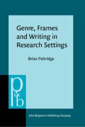 book Genre, Frames and Writing in Research Settings