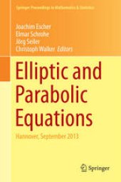 book Elliptic and Parabolic Equations: Hannover, September 2013