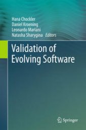 book Validation of Evolving Software