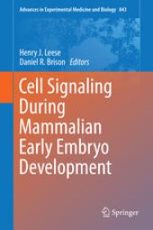 book Cell Signaling During Mammalian Early Embryo Development