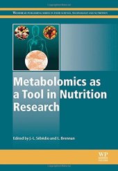 book Metabolomics as a Tool in Nutrition Research