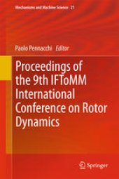 book Proceedings of the 9th IFToMM International Conference on Rotor Dynamics