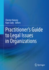 book Practitioner's Guide to Legal Issues in Organizations