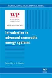 book Introduction to Advanced Renewable Energy Systems