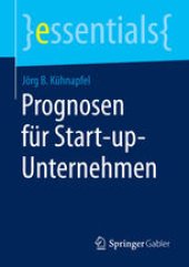 book Prognosen für Start-up-Unternehmen