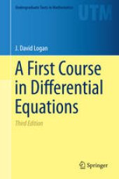 book A First Course in Differential Equations