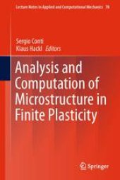 book Analysis and Computation of Microstructure in Finite Plasticity