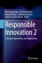 book Responsible Innovation 2: Concepts, Approaches, and Applications