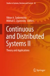 book Continuous and Distributed Systems II: Theory and Applications