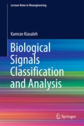 book Biological Signals Classification and Analysis