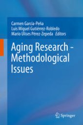 book Aging Research - Methodological Issues