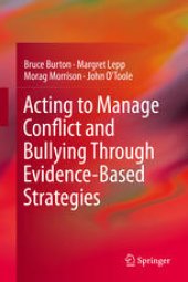 book Acting to Manage Conflict and Bullying Through Evidence-Based Strategies