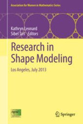 book Research in Shape Modeling: Los Angeles, July 2013