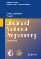 book Linear and Nonlinear Programming