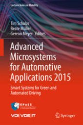 book Advanced Microsystems for Automotive Applications 2015: Smart Systems for Green and Automated Driving