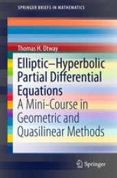 book Elliptic–Hyperbolic Partial Differential Equations: A Mini-Course in Geometric and Quasilinear Methods