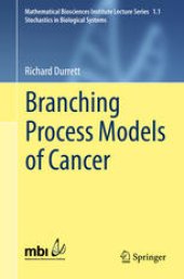 book Branching Process Models of Cancer