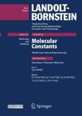 book Non-linear Triatomic Molecules: Part 1δ