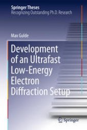 book Development of an Ultrafast Low-Energy Electron Diffraction Setup