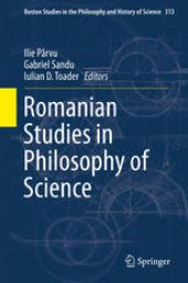 book Romanian Studies in Philosophy of Science