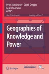 book Geographies of Knowledge and Power