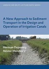 book A new approach to sediment transport in the design and operation of irrigation canals