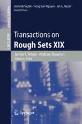 book Transactions on Rough Sets XIX