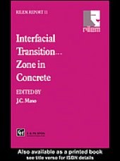 book Interfacial transition zone in concrete : state-of-the-art report