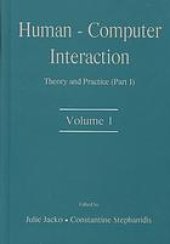 book Human-computer interaction : theory and practice part 1