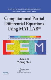 book Computational Partial Differential Equations Using MATLAB