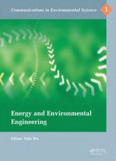 book Energy and environmental engineering : proceedings of the International Conference on Energy and Environmental Engineering (ICEEE 2014), September 21-22, 2014, Hong Kong