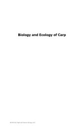 book Biology and ecology of carp