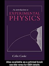 book An introduction to experimental physics