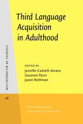 book Third Language Acquisition in Adulthood