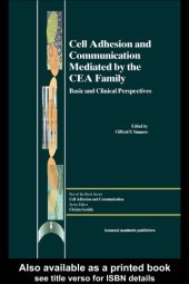 book Cell adhesion and communication mediated by the CEA family : basic and clinical perspectives