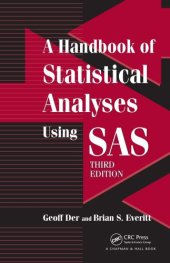 book A Handbook of Statistical Analyses using SAS, Third Edition