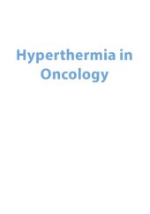 book Hyperthermia in oncology