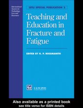 book Teaching and education in fracture and fatigue