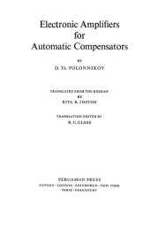 book Electronic amplifiers for automatic compensators